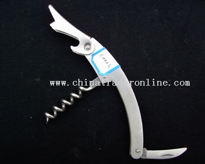 Bottle Opener with Corkscrew from China