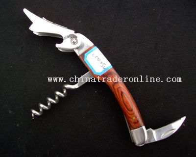 Bottle Opener with Corkscrew