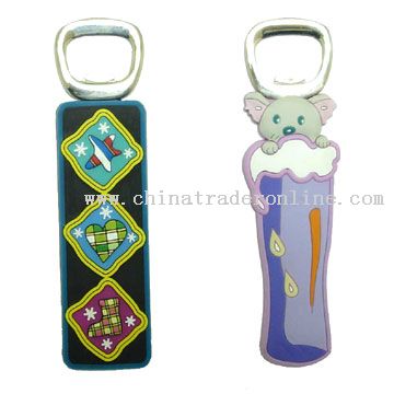 Soft PVC Bottle Openers from China
