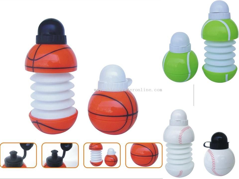 foldable water bottle basketball tennis baseball from China