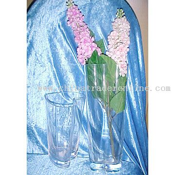 Description: We can supply glass vases. Inner packing: 1set/yellow box with 