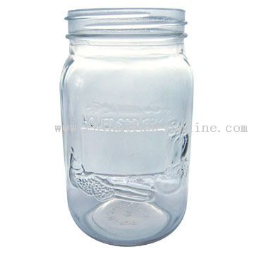 Screw-Top Jar with Decoration from China