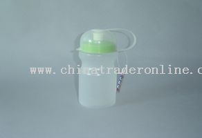 water bottle with straw (450ml) from China