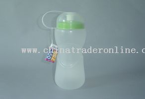 water bottle with straw (600ml) from China