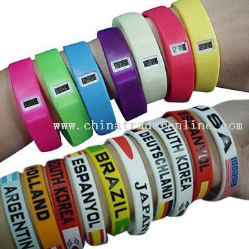 Silicone Bracelet Watches / Silicone Wristbands