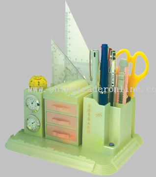 Luminous Building Stationery Holder