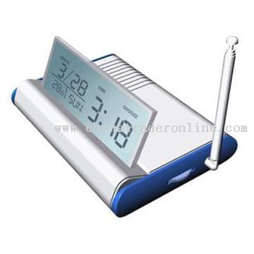 Foldable Calendar Clock with Radio from China