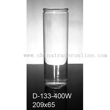 Glass Candleholder Model No.:CTO4432 Description: Dimensions: 209 (H) x 65mm 