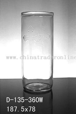 Glass Candleholder