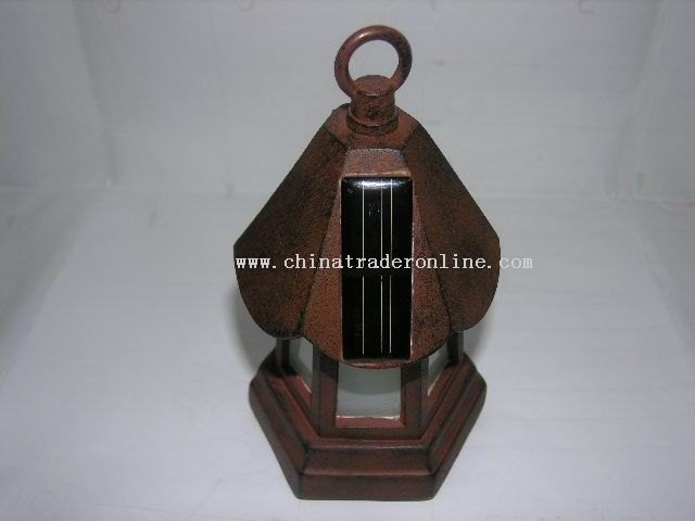 RESIN SOLAR  CANDLEHOLDER from China