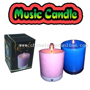 4 inch Musical Candle from China