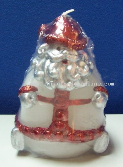 Christmas Oldster Shape Candle Lamps with 7 Colors Led from China