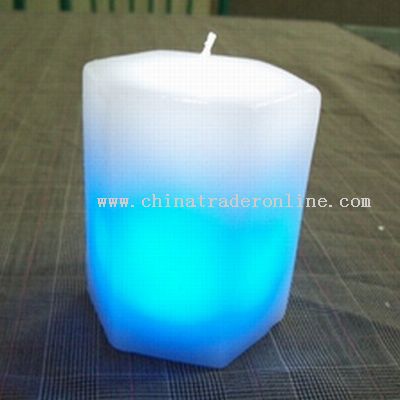 Hexagon Column Candle Lamp from China