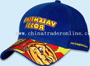 6 panel GP MOTO racing cap from China