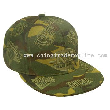 camouflage cotton twill Size Cap from China