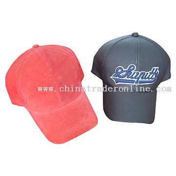 Leather Baseball Caps from China