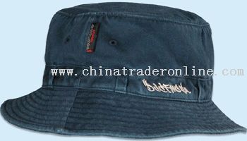 Adults bucket hat with washed treatment
