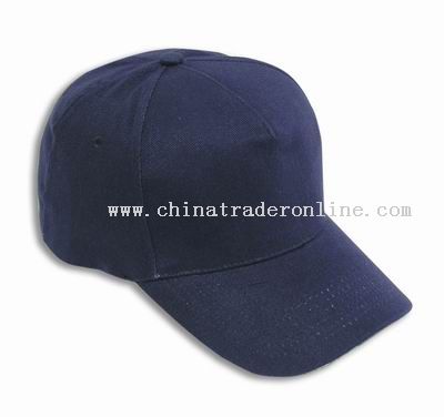 Heavy brushed cotton 5-panel cap from China