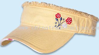 lady sun visor