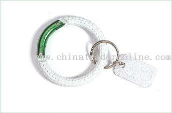 Round Carabiner with key tag from China