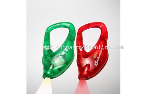 carabiner with flashlight from China
