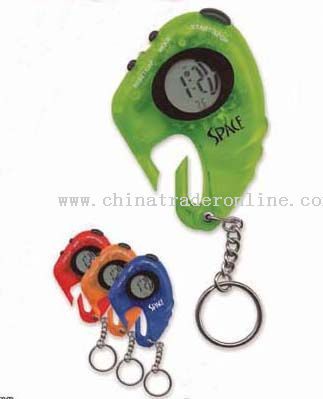 LCD CARABINER TIMER KEYCHAIN from China