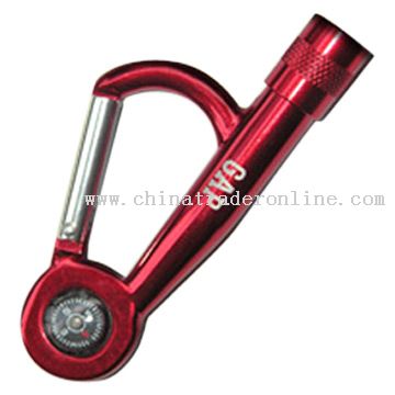 LED Flashlight with Compass from China