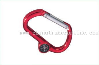 Mini Carabiner with Compass