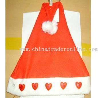 christmas hat with flashing heart from China