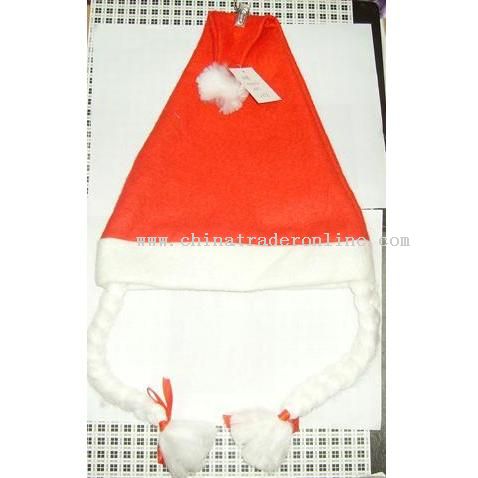 christmas hat with lash