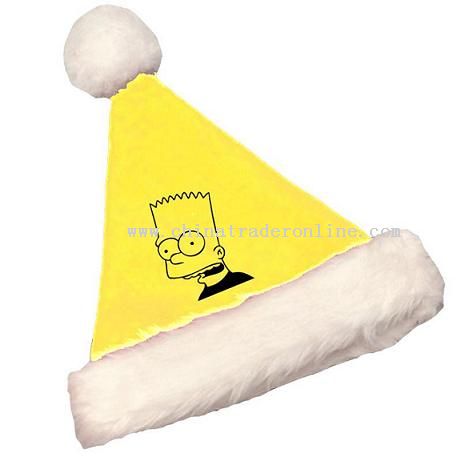 christmas yellow hat with Simpson face