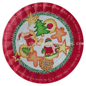 Christmas Paper Plate from China