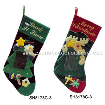 Christmas Stockings with Photo Frame