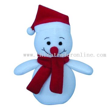 Stuffed Snowmen with Hat and Scarf from China