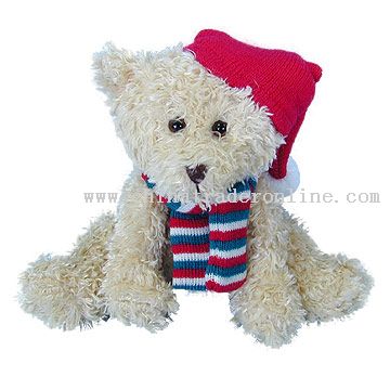 Stuffed Xmas Teddy Bear