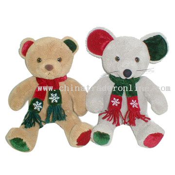 Christmas Bear & Mouse from China