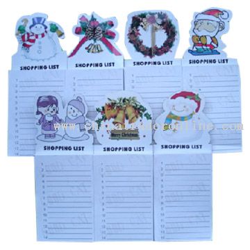 Christmas Magnetic Note Pads from China