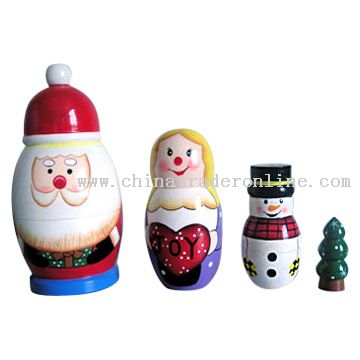 Christmas Nesting Doll from China