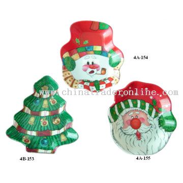 Mini Tray with Xmas Design from China