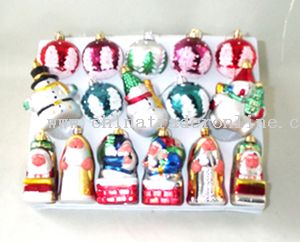 Santa Claus and Christmas Ball Set