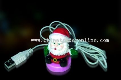 USB Colorful flashing Santa Claus from China