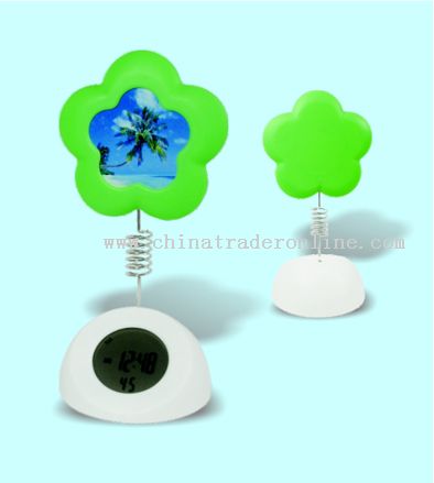 Flower-shaped Photo-frame Alarm Clock