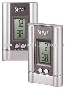 Vertical Display LCD Function Alarm Clock from China