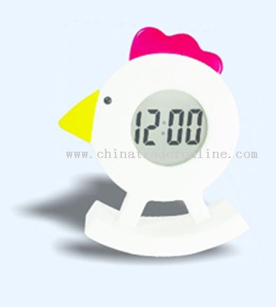 chicken shape alarm clock