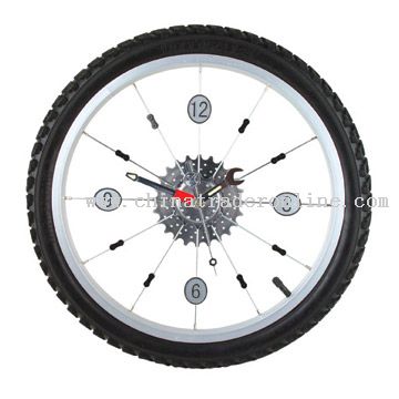 Bicycle Tyre Clock