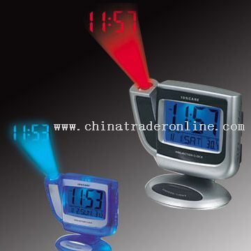 Desktop Projection Alarm Clock With Thermometer from China
