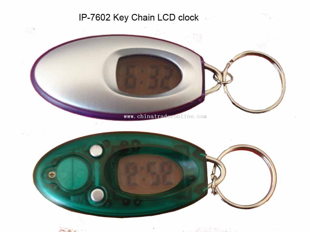 Key Chain LCD clock from China