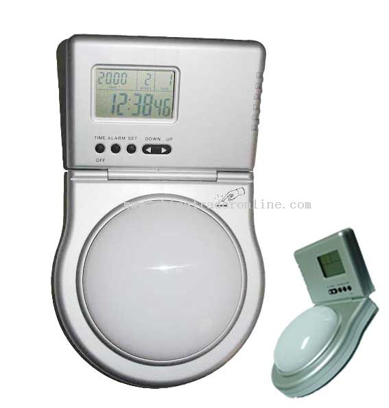 LCD Digital clock with light from China