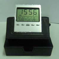 Pocketbook Sundries Set with Multifunction Digital Clock