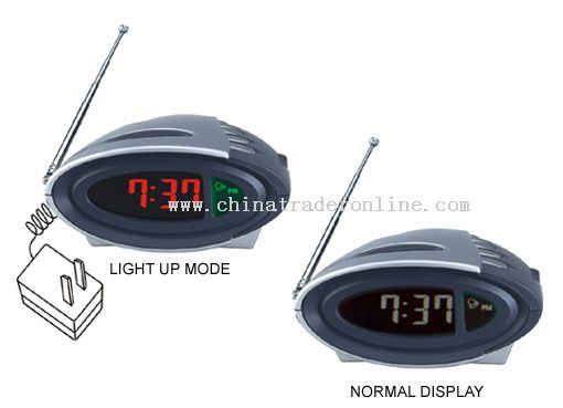 LCD Talking Clock with Radio from China